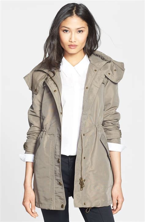 Burberry Brit 'Cobridge' Hooded Anorak with Detachable Liner